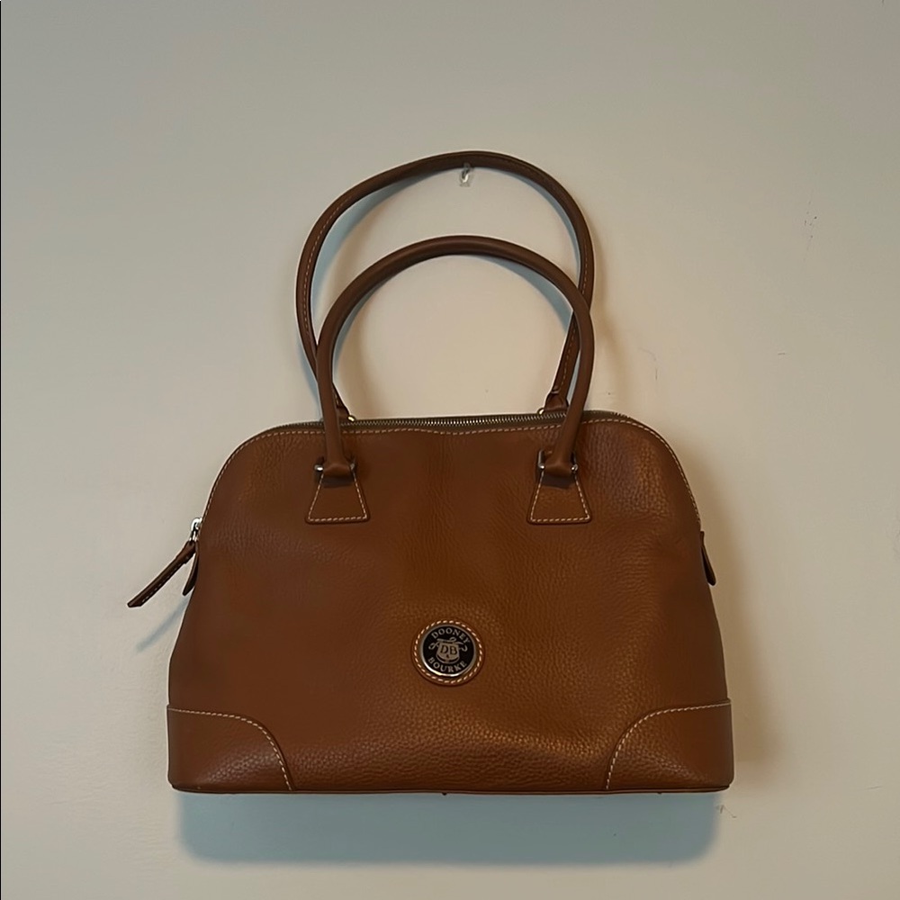 Dooney & Burke Tan Domed Satchel